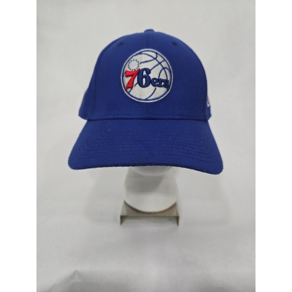 Philadelphia 76ers New‎ Era 39thirty Blue NBA Hat Size large/ XL Flex Fit Cap